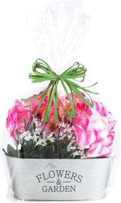 img 3 attached to 🎁 Clear Basket Bags 16” x 24” Cellophane Gift Bags: Ideal for Small Baskets & Gifts - 1.2 Mil Thick (Pack of 10 Bags)