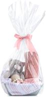 🎁 clear basket bags 16” x 24” cellophane gift bags: ideal for small baskets & gifts - 1.2 mil thick (pack of 10 bags) logo