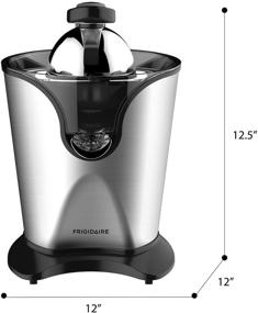 img 3 attached to Efficient and Elegant FRIGIDAIRE ECTJ1600S 🍊 Stainless Steel Electric Citrus Juicer - 160 Watts