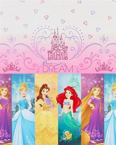 img 1 attached to 👸 Amscan Disney Princess Dream Big Plastic Table Cover - Идеальный праздничный аксессуар 1 шт.