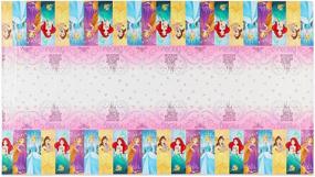 img 3 attached to 👸 Amscan Disney Princess Dream Big Plastic Table Cover - Идеальный праздничный аксессуар 1 шт.