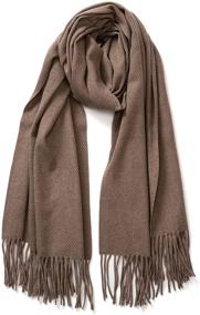 img 3 attached to 🧣 Tonten Cashmere Shawl Winter Pashmina - Women's Accessories, Scarves & Wraps