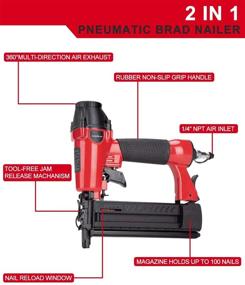 img 3 attached to ⚡ Powersmart Pneumatic Upholstery Carpentry Woodworking: Enhance Efficiency and Precision