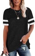 👚 fekoafe women's crewneck short sleeve tops shirts blouses for better seo logo