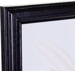 img 1 attached to Craig Frames Wiltshire 236, 20 x 24 Classic Black Wooden Picture Frame with 16 x 20 Print White Matting