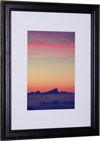 img 3 attached to Craig Frames Wiltshire 236, 20 x 24 Classic Black Wooden Picture Frame with 16 x 20 Print White Matting