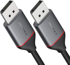 img 4 attached to 🔌 10FT iVANKY DP Cable - Updated New Model - Display Port Cable for 144z, 4K@60Hz, 2K@165Hz, 2K@144Hz, 3D - DisplayPort to DisplayPort Cable - Compatible with Laptop, PC, Gaming Monitor, TV