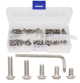 img 4 attached to 🔒 binifiMux M6 Torx Security Screws Assortment Kit with T30 Wrench - Tamper Proof, 304 Stainless Steel Screws in Various Lengths (M6x10mm/12mm/20mm/25mm/30mm)