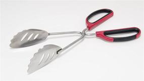 img 2 attached to 🔪 Enhanced Comfort Grip Scissor Tongs by Char-Broil