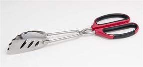 img 1 attached to 🔪 Enhanced Comfort Grip Scissor Tongs by Char-Broil