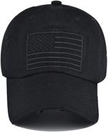 🧢 hhnlb american flag hat – distressed embroidered patch adjustable baseball cap for men and women – patriotic design логотип