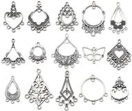 📿 wholesale bulk lots of 60pcs (30 pairs) mixed earring drop charms - chandelier earring charm for jewelry making, crafting, necklace, bracelet - sm268 logo