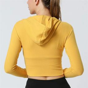 img 3 attached to Stretchy Jackets Collared Sportswear Sweatshirt Sports & Fitness in Leisure Sports & Game Room