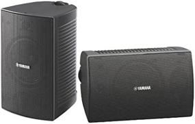 img 3 attached to 🔊 Enhanced Yamaha NS-AW294BL Indoor/Outdoor 2-Way Speakers (Jet Black, Set of 2)