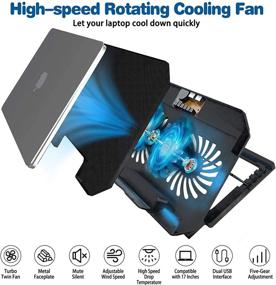 img 2 attached to Laptop Cooling Pad and Gaming Laptop Cooler Stand