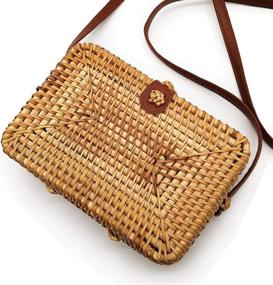 img 3 attached to 👜 Ручные сумки в бохемском стиле - Стильные женские сумки через плечо и кошельки, сделанные вручную