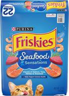 🐟 optimized purina friskies seafood sensations for adult cats - dry cat food logo