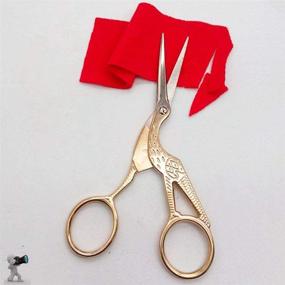 img 1 attached to YICBOR Embroidery Scissors Vintage Scissor 3Pcs