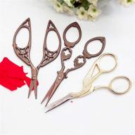 yicbor embroidery scissors vintage scissor 3pcs logo