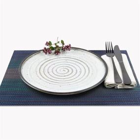 img 3 attached to YeaBerr Placemats Non Slip Heat Resistant Washable