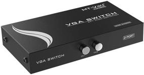 img 1 attached to Enhance Your Display Setup with MT-VIKI 2 Port VGA Switch Video Selector Switcher Box