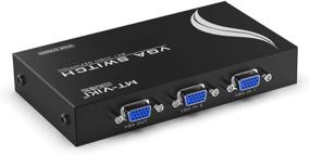 img 4 attached to Enhance Your Display Setup with MT-VIKI 2 Port VGA Switch Video Selector Switcher Box