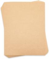 📄 high-quality 96 cardstock kraft paper sheets for crafts, invitations, menus – 8.5 x 11 in logo