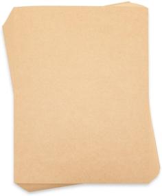 img 4 attached to 📄 High-Quality 96 Cardstock Kraft Paper Sheets for Crafts, Invitations, Menus – 8.5 x 11 In
