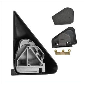 img 2 attached to 🪞 Perfit Zone Manual Towing Mirror Replacement - Fits 1994-2002 RAM Pair, Without Heated, Without Signal, Manual Adjustment, Black