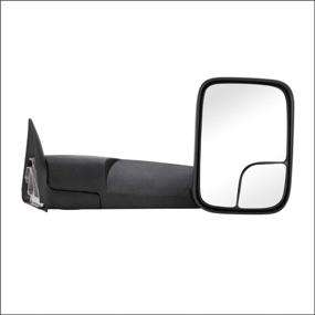 img 3 attached to 🪞 Perfit Zone Manual Towing Mirror Replacement - Fits 1994-2002 RAM Pair, Without Heated, Without Signal, Manual Adjustment, Black