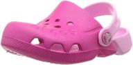 👶 crocs unisex baby electro carnation toddler boys' clogs & mules logo