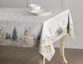 img 3 attached to 🎄 Maison Hermine Christmas Tablecloth: Optimal for Festive Celebrations