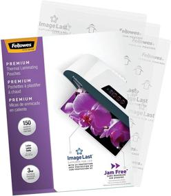 img 4 attached to 📦 Fellowes Thermal Laminating Pouches, ImageLast, Letter Size, 3 Mil, 150 Pack (5200509), Clear, Jam Free