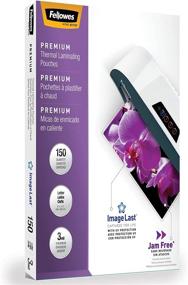 img 1 attached to 📦 Fellowes Thermal Laminating Pouches, ImageLast, Letter Size, 3 Mil, 150 Pack (5200509), Clear, Jam Free