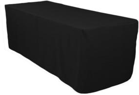 img 2 attached to High-quality Fitted Polyester Wedding Banquet Tablecloth: Stylish and Practical