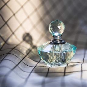 img 1 attached to 💎 Exquisite Vintage Crystal Refillable Perfume Bottle for Timeless Elegance