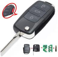 🔑 beefunny 1k0 959 753h complete remote key for volkswagen - 315mhz id48 chip - 3+1 button replacement logo