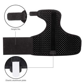 img 3 attached to 🖐️ Ultrafun Trigger Finger Splint Brace: Effective Support for Wrist and Thumb Fractures, Carpal Tunnel, Arthritis, Tendonitis - Pain Relief Brace Sleeves (Black)