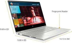 img 1 attached to 💻 Ноутбук HP Envy X360 с сенсорным экраном 2 в 1 - Мощный FHD i7-10510U, 32 ГБ ОЗУ, 512 ГБ SSD, USB-C, Сканер отпечатка пальца, Подсветка клавиатуры, Win 10