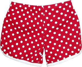 img 3 attached to 🐭 Charming Disney Junior Ladies Minnie Mouse Peeking Short with Timeless Red Polka Dot Design