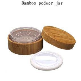 img 4 attached to Nature's Beauty: Eco-Friendly Bamboo Cosmetic Makeup Container