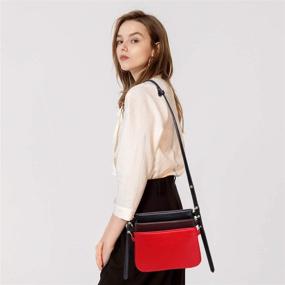 img 2 attached to 👜 Stylish Adjustable Leather Crossbody Designer Handbags for Women with Wallets - The Ultimate Fashion Statement