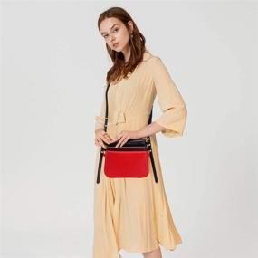 img 1 attached to 👜 Stylish Adjustable Leather Crossbody Designer Handbags for Women with Wallets - The Ultimate Fashion Statement