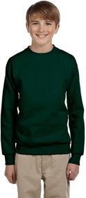 img 2 attached to Hanes ComfortBlend EcoSmart Crewneck Sweatshirt_Light Boys' Clothing for Fashion Hoodies & Sweatshirts