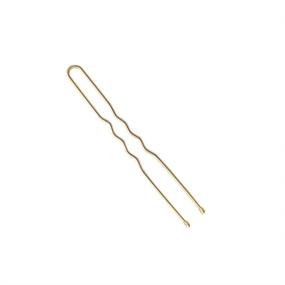 img 2 attached to 📌 ScivoKaval U Shaped Hair Pins: 120 Pcs Professional U Pins for Women Girls Hairdressing Salon with Clear Storage Box | Golden Champagne Blonde Gold | 6 cm (2.36 inches)