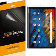 🔍 supershieldz lenovo yoga smart tab 10.1 inch screen protector: high definition clear shield (3 pack) logo