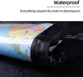 img 2 attached to 🌊 Waterproof Military Map Case: KOSIBATE Hiking Pouch with Clear Window & Lanyard