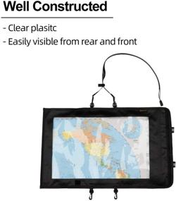 img 3 attached to 🌊 Waterproof Military Map Case: KOSIBATE Hiking Pouch with Clear Window & Lanyard