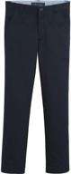 boys dress pants by tommy hilfiger - flat front twill blend, ideal for kids school uniform clothes - best for seo logo