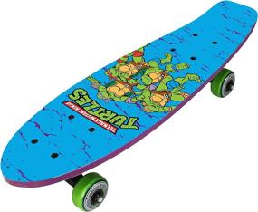 img 1 attached to PlayWheels Teenage Turtles Cruiser Skateboard